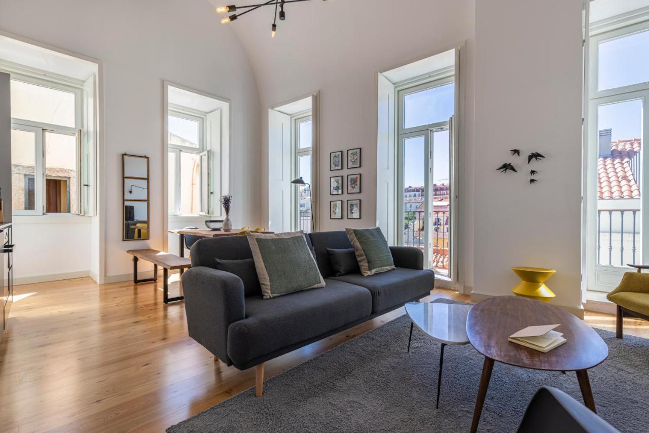 Glamorous 3Bdr Apartment In City Center By Lovelystay Lissabon Exterior foto